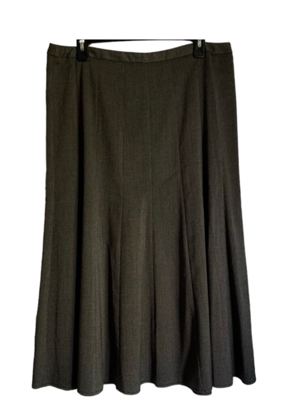 New Directions Fit & Flare Black and White Skirt